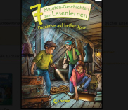 Gewinnspiel - Leselöwen "7-Minuten-Geschichten zum Lesenlernen - Detektive auf heißer Spur" - Loewe Verlag