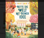 Gewinnt das Buch "Rette die Welt mit deiner Idee" von Rebecca Hui (Insel Verlag)