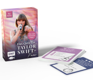 Gewinnt das Kartenspiel: "Das inoffizielle Quiz für Taylor Swift-Fans" (EMF Verlag)