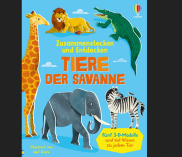 Gewinnspiel: "Zusammenstecken und Entdecken: Tiere der Savanne“ vom Usborne Verlag
